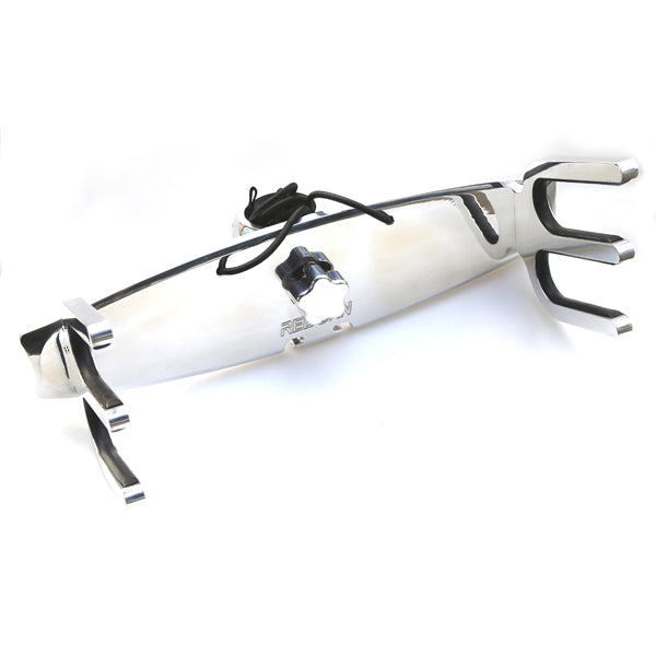 Reborn Pro quick release waterski rack polished