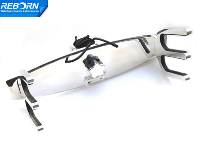 Reborn Pro quick release waterski rack polished