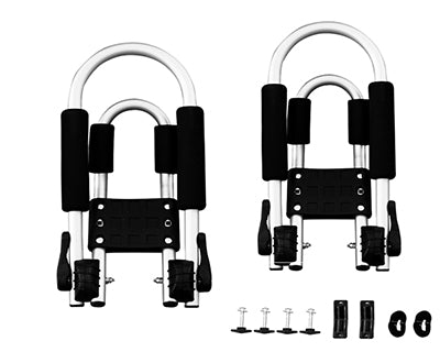 Anodized aluminum roof top mount rack for Kayak / Canoe / SUP